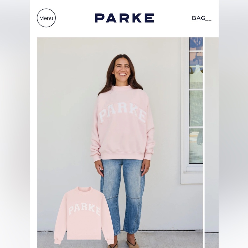 PARKE Rose Mockneck